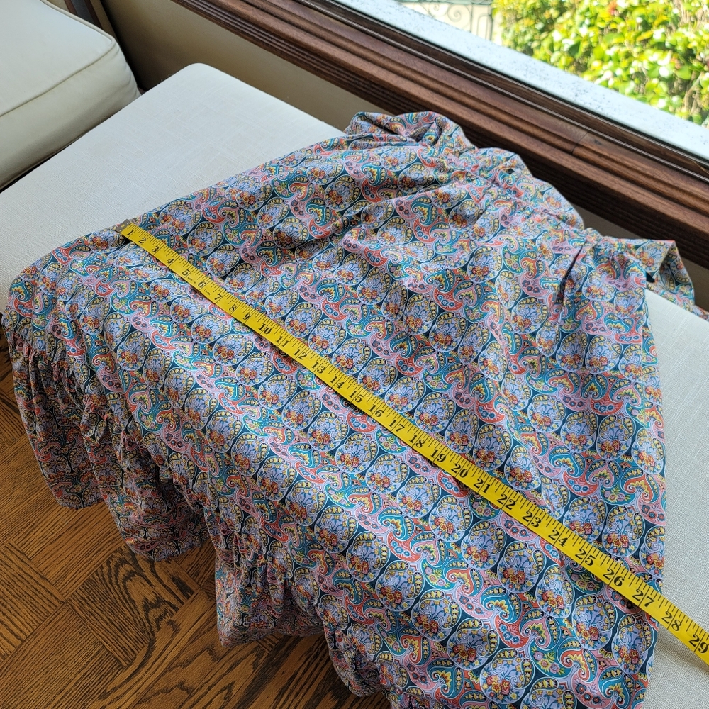 New! J.CREW sz 12 Side cutout organic cotton dress in Liberty Giorgia Duke NWT - Picture 6 of 12